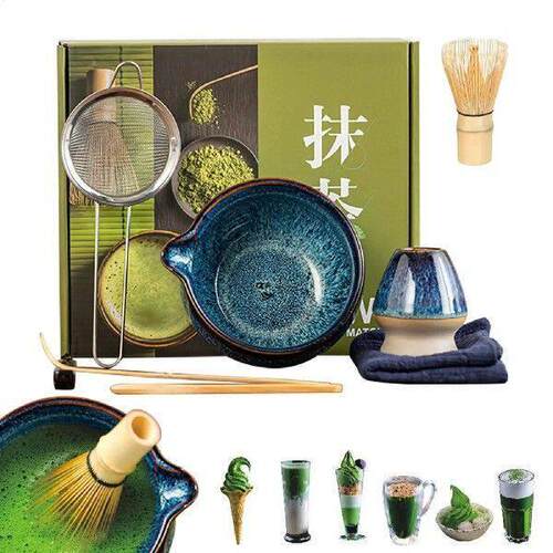 Matcha Whisk Set Matcha Bowl and Whisk Set Japanese Tea