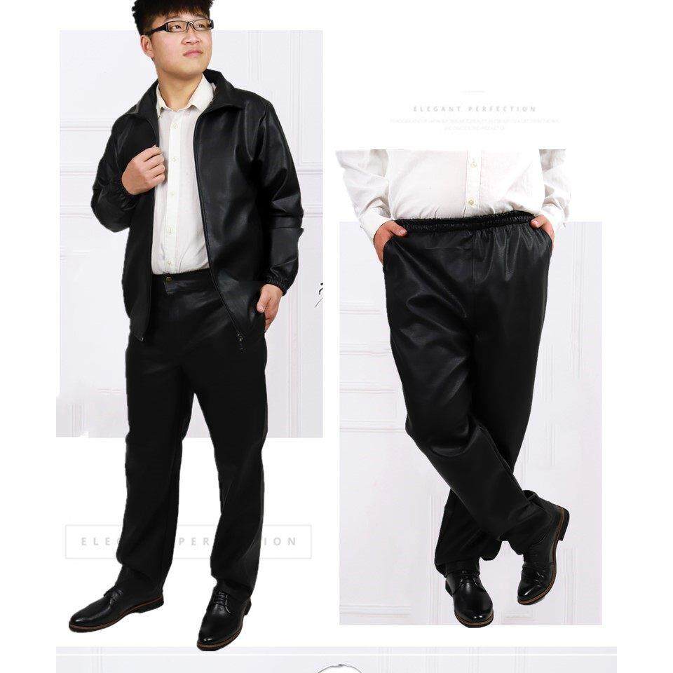 正品养修车油防水工作防服套装男士皮衣皮裤免洗耐磨宽场松殖屠宰