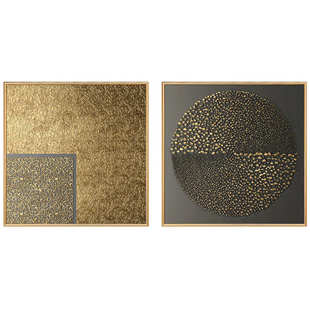 办公室客厅抽象画 酒店样板间轻奢挂画大气墙壁画 现代简约装 饰画