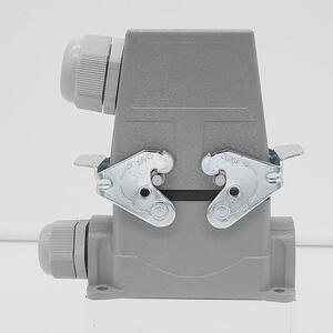 HEE重载连接器16A高精密信号控制线10/18/32/46/64/92芯航空插头