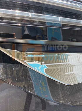 适用22款VOXY90改装后车标亮条VOXY90专用后尾箱3不锈钢饰条贴条