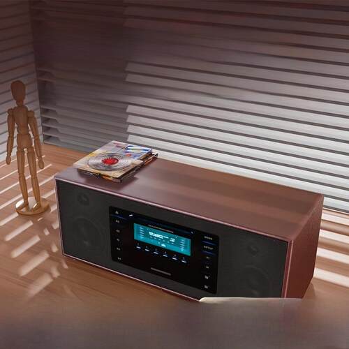 柏林之声发烧级黑胶覆古cd一体碟片播放唱片机光盘播放器蓝牙音响