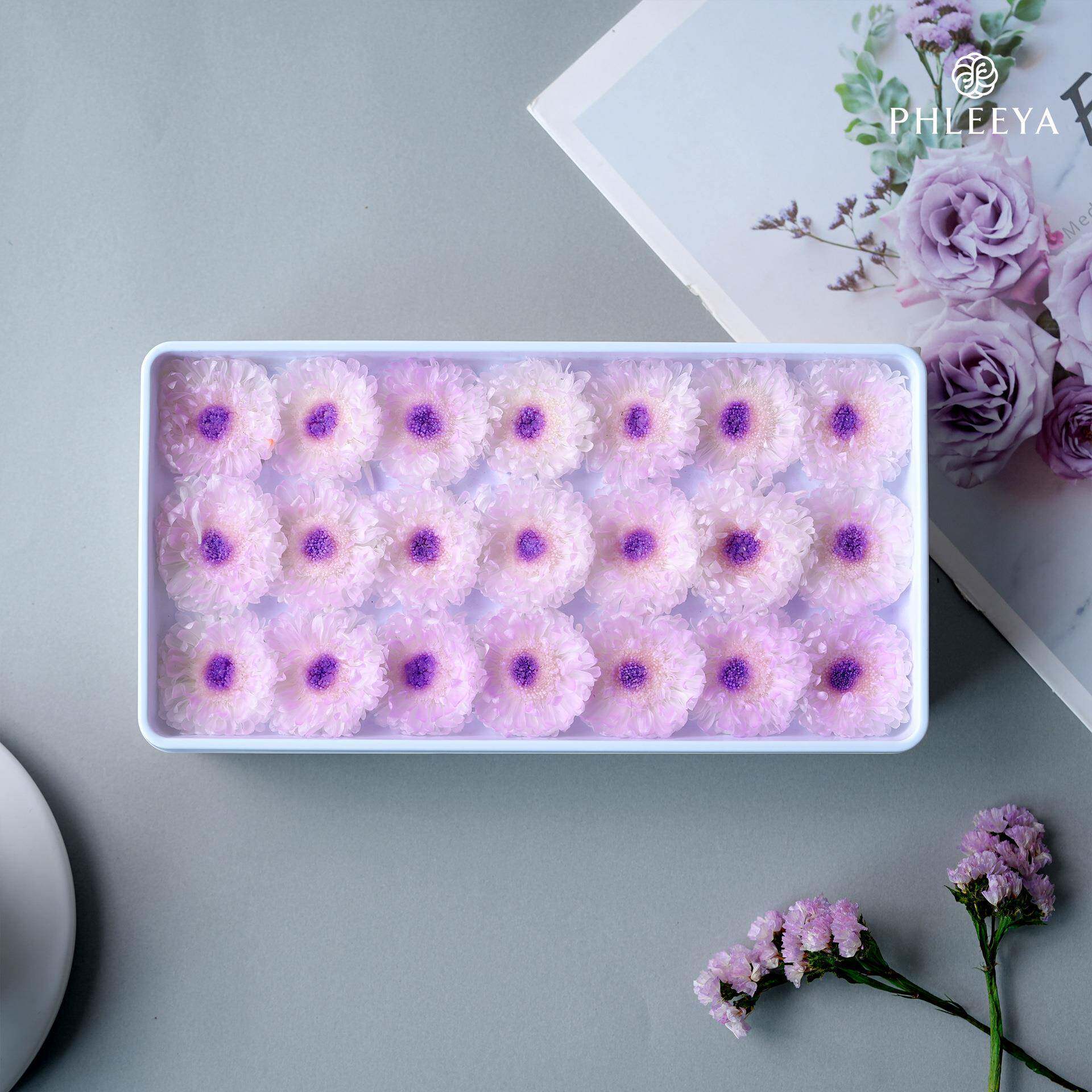 永生花干花小菊花diy手工材料高级感成品插花装饰花束花瓶