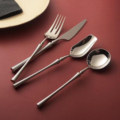 Small waist handle stainless steel knife and fork spoon