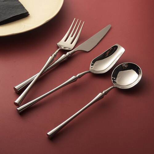 Small waist handle stainless steel knife and fork spoon