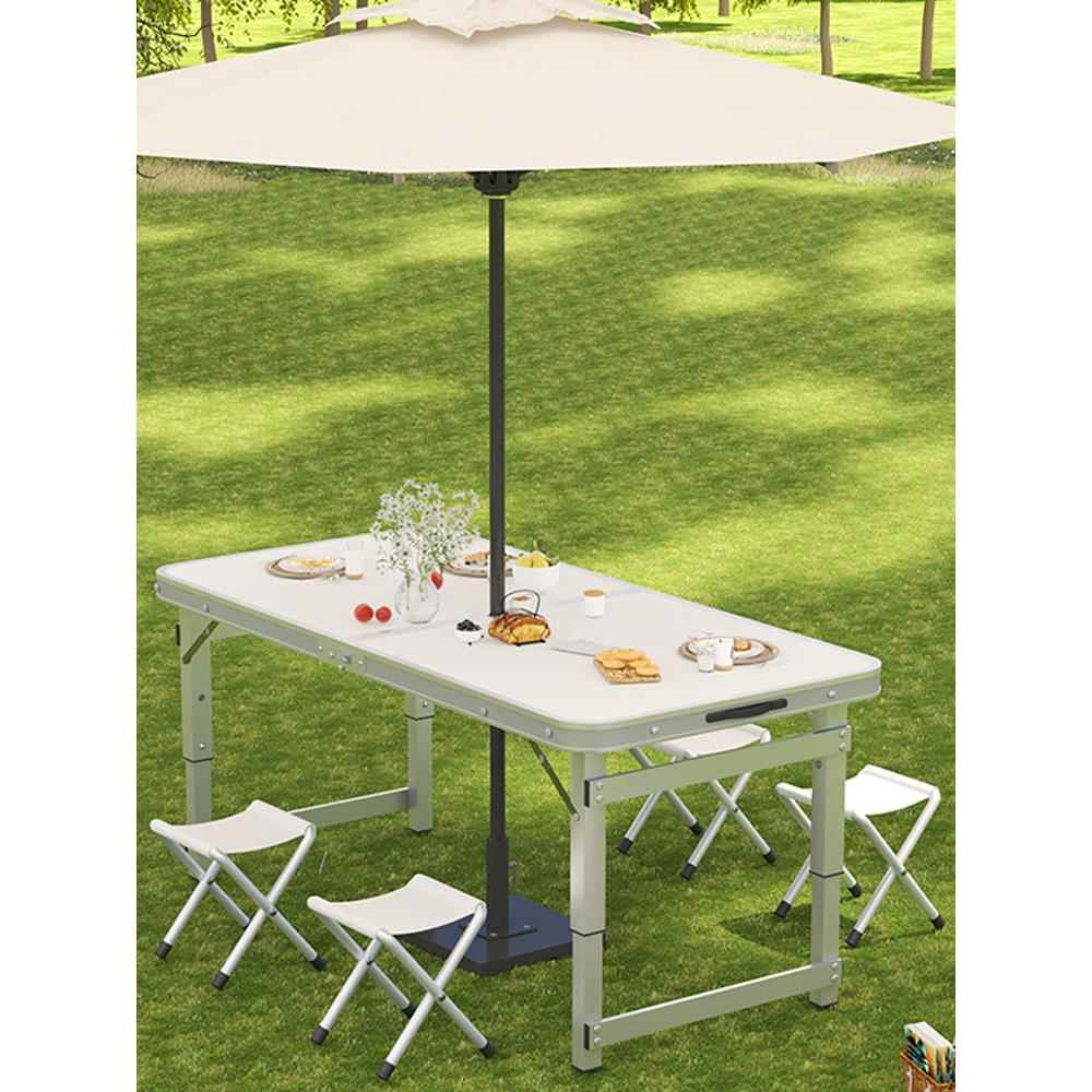 折叠桌户外夜市摆摊地推展业可折叠桌子餐桌椅便携式简易促销桌子