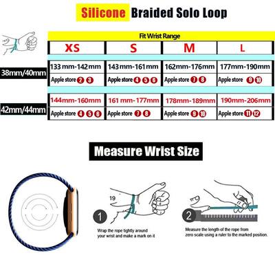 Solo Loop Strap For Apple Watch Band 44mm 40mm 38mm 42mm 41m