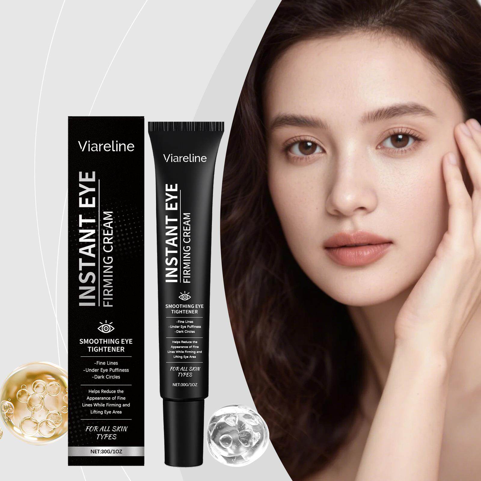 VIARELINE Hydrating Eye Cream - Gentle and Soothing Daily Ca - 实物图