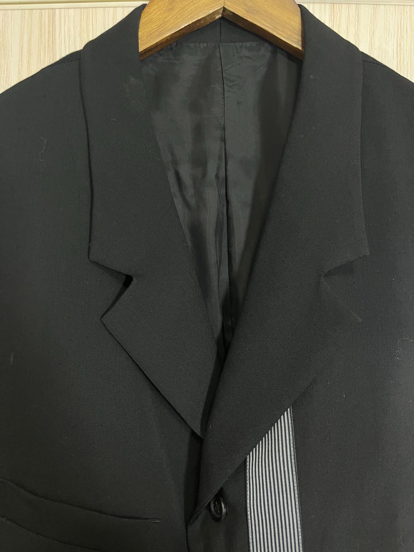 Yohji Yamamoto 24ss Black Vest — front