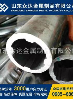 厂家直供 20号45号精轧内六方管 φ55*S27外圆内六角钢管异型管