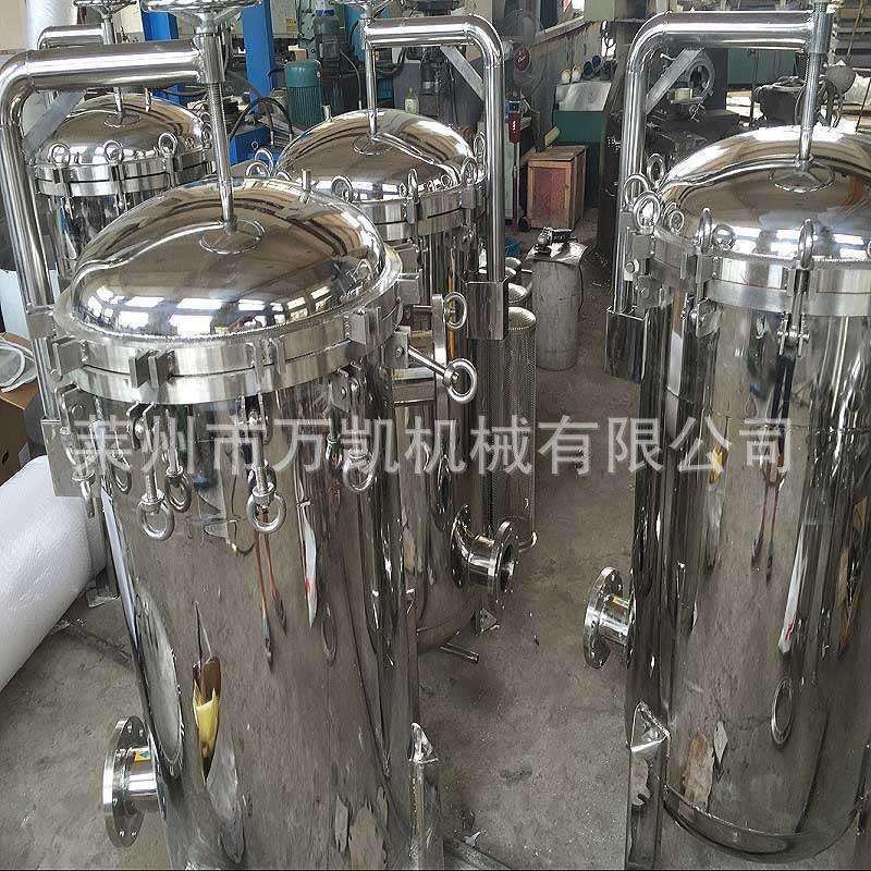 供应不锈钢布袋过滤机自来水柴油井水泥沙杂质袋式过滤机预处理