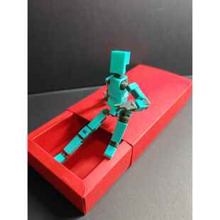 新款多关节可动人偶动D打印小人手办支3超架可动玩偶全身活机械玩