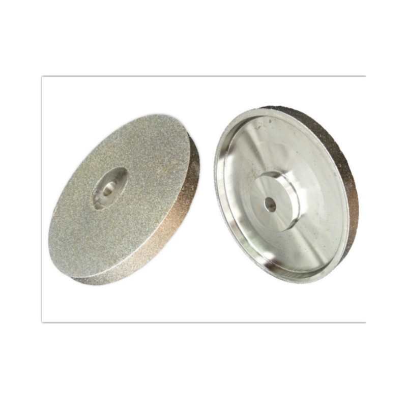 平形金刚石合金砂轮150*15*12.7孔玉石玛瑙钨钢拍铊电镀金属砂轮