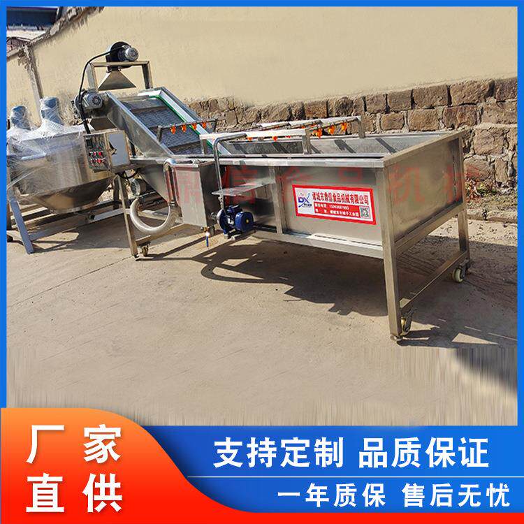速冻玉米清洗设备 全自动玉米棒清洗机 玉米气泡清洗线
