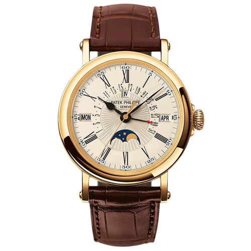 [9.8新]百达翡丽超级复杂功能时计自动机械万年历男5159J