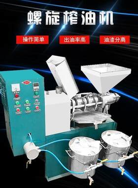 现货供应大号商用100榨油机全自动螺旋花生菜籽油茶油高效