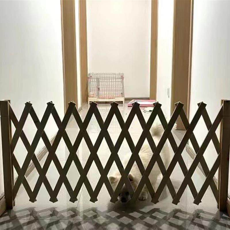 宠物栅栏狗狗栅栏室内隔离门可伸缩栅栏门挡狗挡猫兔护栏