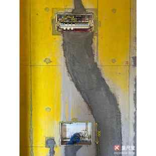 装修工地临时配电箱保护盖KT盖板强弱电临时工地形象贴强电盖板