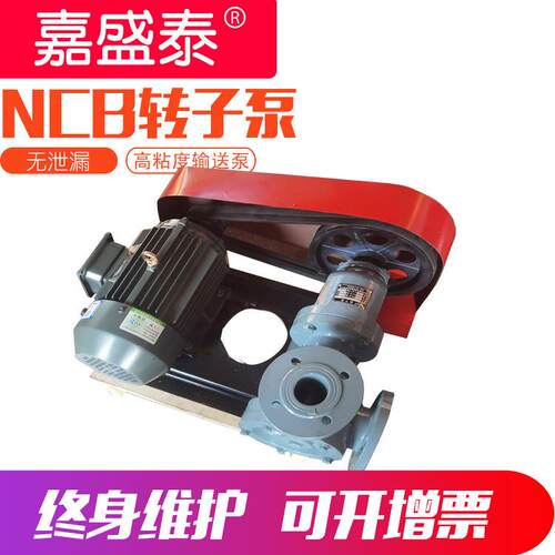 NCB转子泵SBS防水材料输送泵白乳胶树脂硅油内啮合高粘度泵