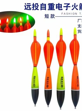 日夜两用远投自重电子火箭漂亮矶钓夜光漂漂漂自重大物漂