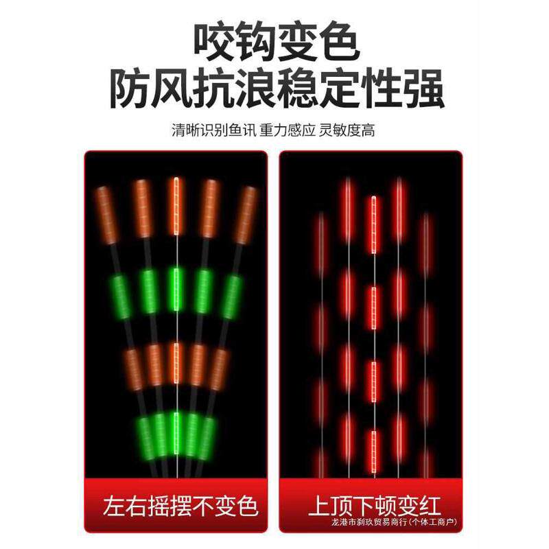 翘嘴行程浮漂大物漂超醒目流氓漂浮钓鲢鳙鱼漂加长夜光漂日夜两用