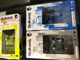 进口原盒 skullcandy骷髅头50/50入耳式重低音耳机带线控麦克风