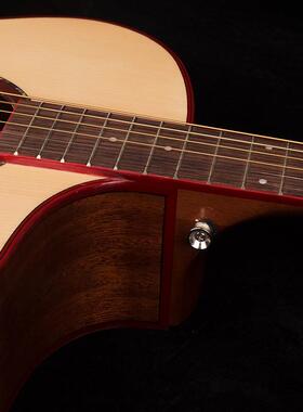 41寸JF桶木他云杉吉桃花芯亮光民谣吉他gi级tar成人乐u手TCE吉它