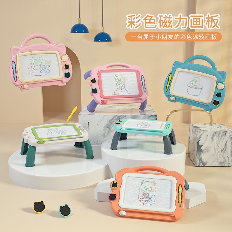 儿童画板家用磁性写字板婴幼儿涂色可擦大号涂鸦板2一3岁宝宝玩具图片