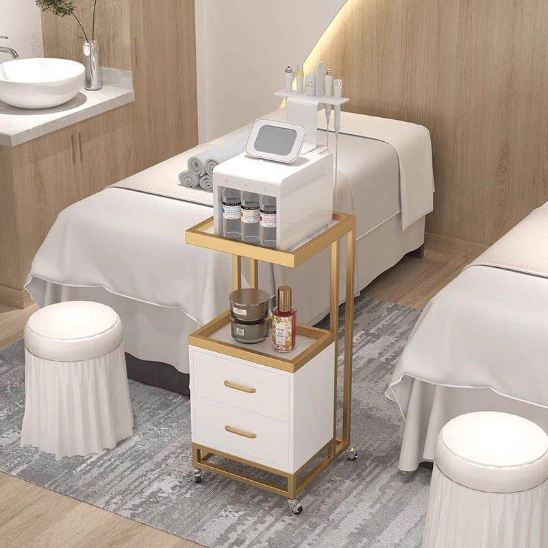 高档美容仪器推车美容车小推车美容院专用小气泡手推车移动置物架