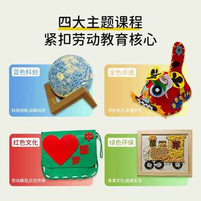 江西版-北师大版劳动盒子3-4年级（下）劳动教育手工diy制作