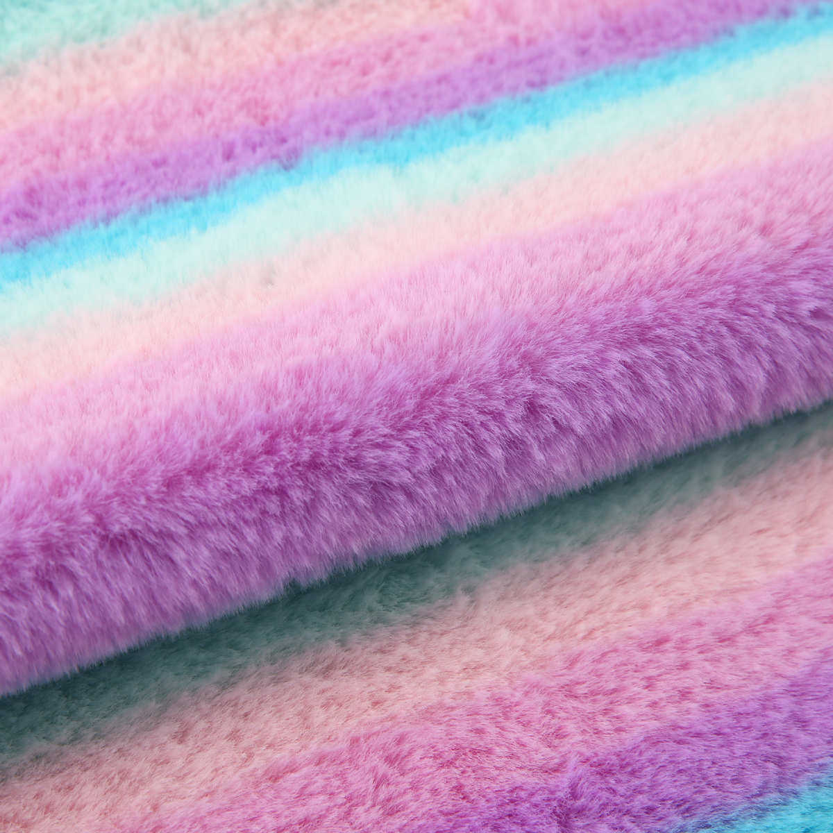 现货荧光色数码印花现代双面小兔毛染色800克面料毛绒布毛毯,纺织面料/辅料/配套,绒布,淘宝优惠券,粉丝福利购,淘宝优惠卷