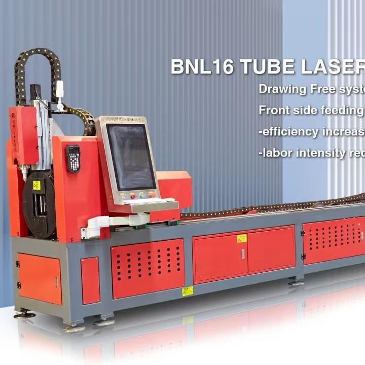 BNL-120免画图三维激光切管机方管高速冲切无废料工字钢角钢打孔