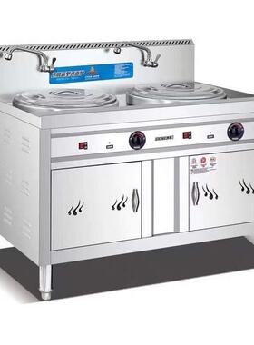 正腾燃气煮面炉商用煮面桶电热节能双头汤面炉麻辣烫汤面炉下饺子