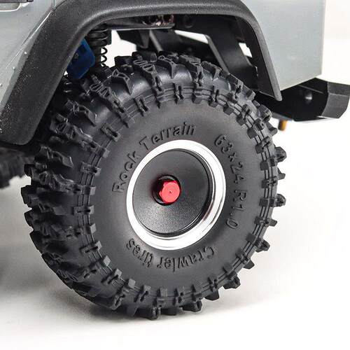 1/18 TRX4M 路虎烈马1.0英寸胎皮轮胎 攀爬车 SCX24 FMS D243