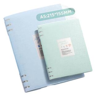 a5 b5 binder book活页笔记本记事本 student exercise notebook