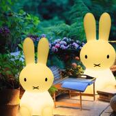 新款 饰灯民宿别墅花园氛围灯 户外发光兔子灯太阳能摆件庭院落地装