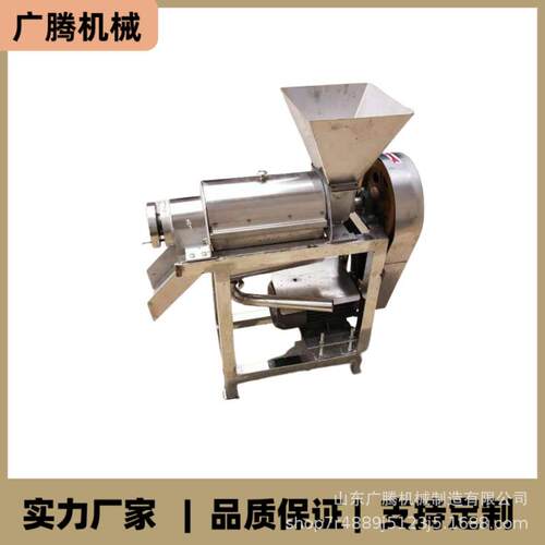 工业不锈钢大型挤汁机枇杷杨梅芹菜螺旋压榨机猕猴桃脱籽榨汁机