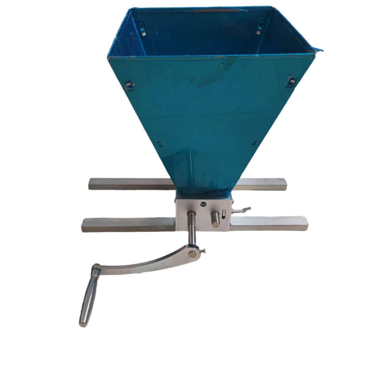 厂家热销机械不锈钢手摇对辊研磨机五谷杂粮粉碎机酿酒设备酒厂