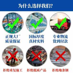 安徽热镀锌管圆管消防管6米dn100大棚钢管dn80sc32穿线管镀锌钢管