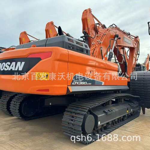 DX255四轮一带履带总成K1010180滚轮托轮引导轮中心接头K1011790