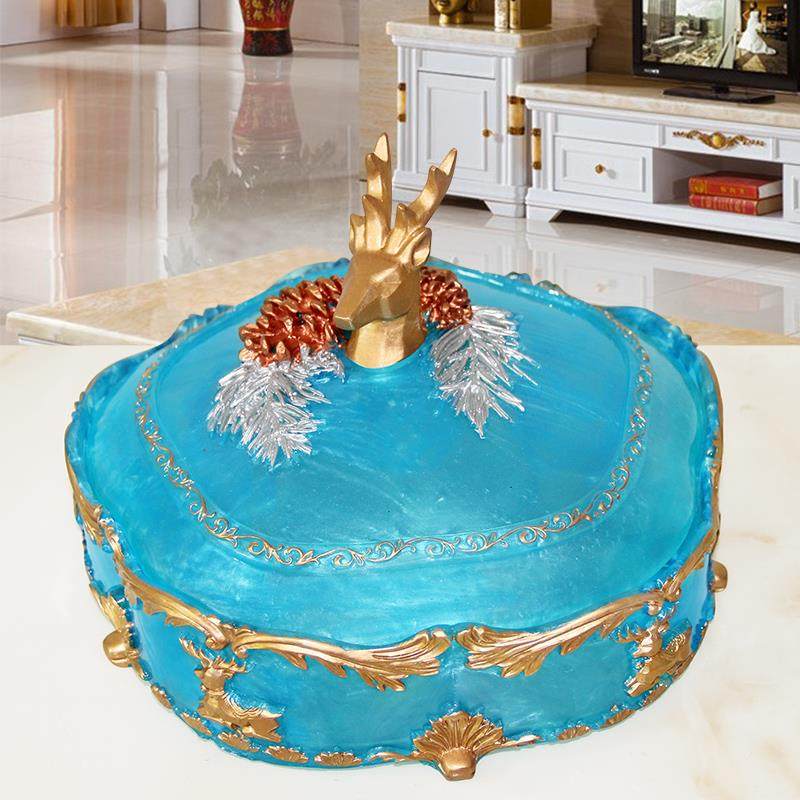 正品分格干盘轻奢高档果家用新款过年客瓜厅约简现代子零食盘糖果