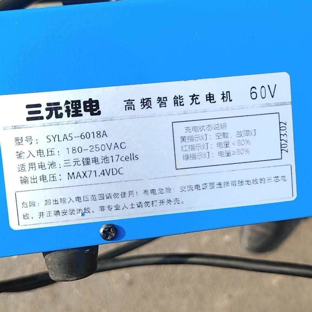 大功率新能源电动四轮车智能通用充电器车用锂电池充电器60v72v
