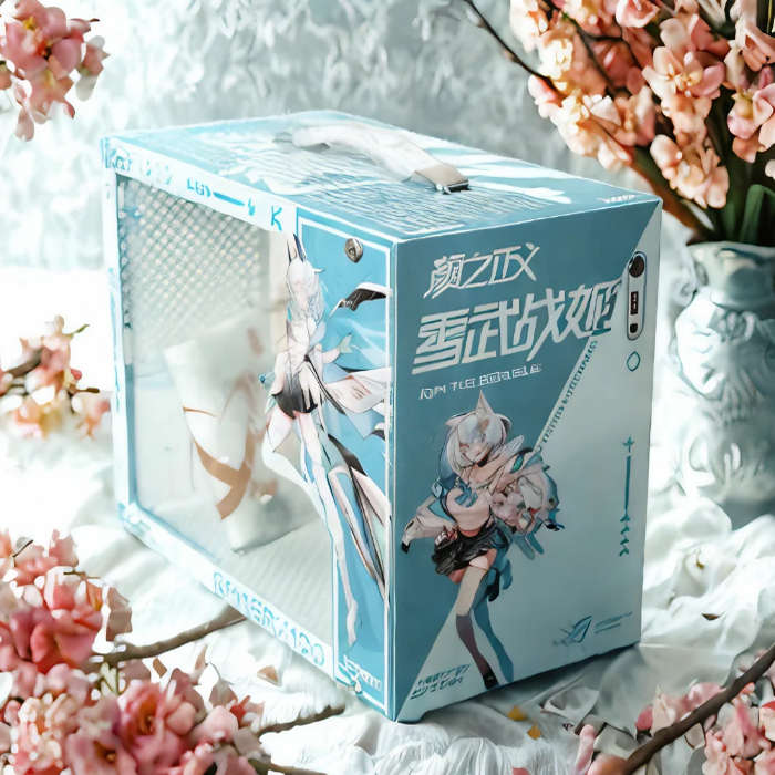 未知玩家X100手提桌面台式小机箱MATX紧凑型风冷迷你侧透游戏主机