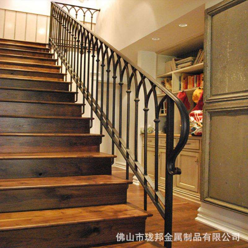 家用铁艺楼梯扶手别墅楼梯扶手简易扶手厂家直供