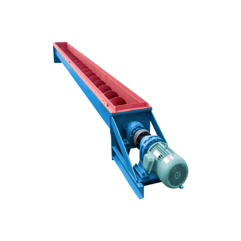 螺旋输送机小型无轴双轴绞龙不锈钢管式干粉U型矿粉螺旋输送机