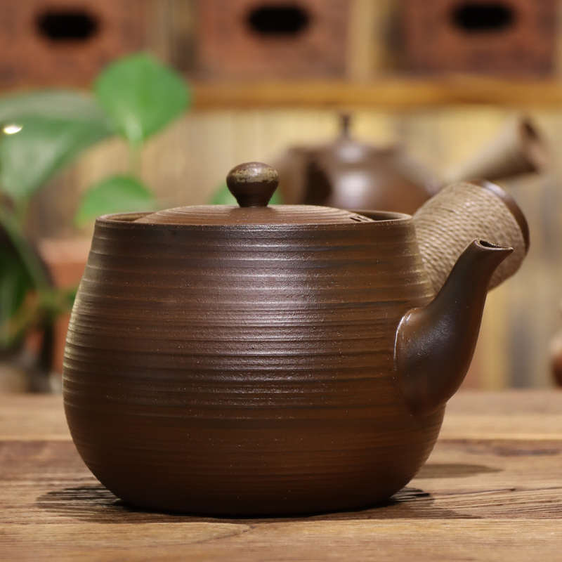 煮茶壶2025新款陶壶家用侧把户外大容量煮茶壶养生壶纯手工泡茶壶