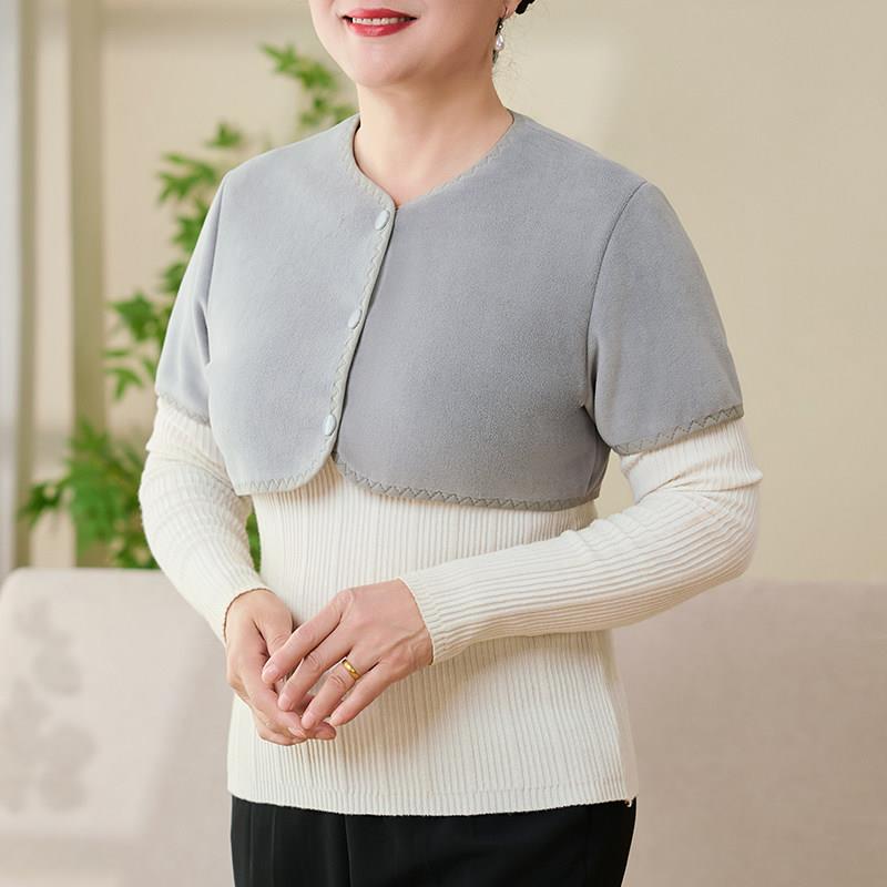 护肩颈椎坎肩睡觉女士专用月子披肩孕妇保暖中老年男士护肩周防寒
