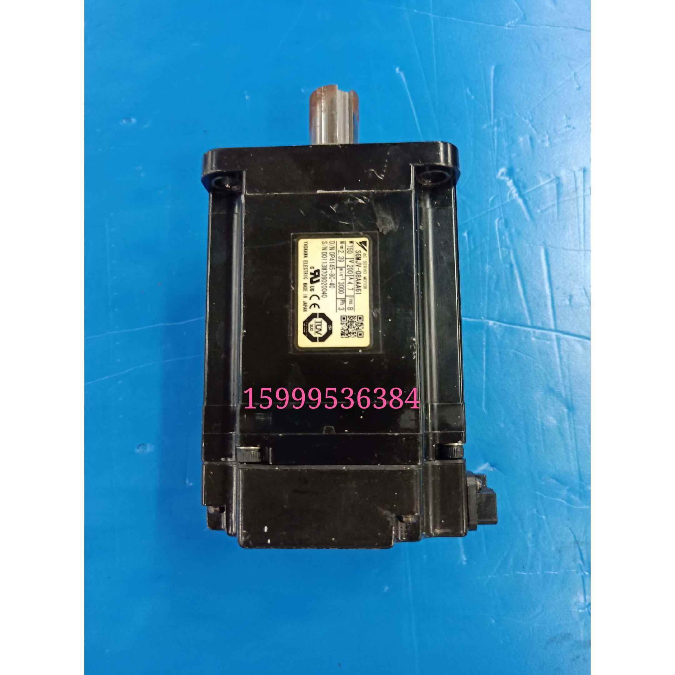 SGMJV-08AAA61安川伺服电机750W 成色如图 功能包好 保修三个月议