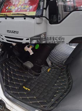 庆铃五十铃kv100 m600翼放ec5em7庆铃100p铃咖单双排货车皮革脚垫