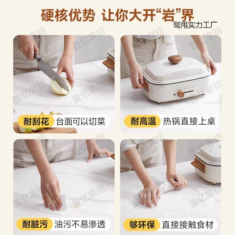 木板餐桌实家用客约厅小户型岩现代简饭店餐厅桌椅组合鹫甩实力长